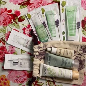 NEW Caudalie trial sizes, samples + pouch